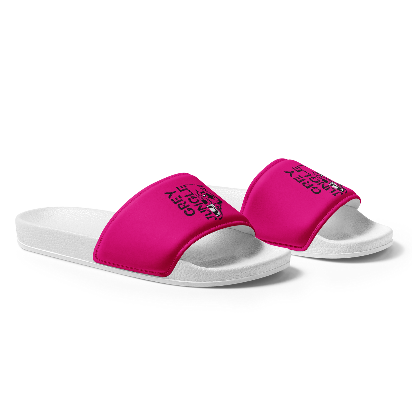 Slides | Logo Only | Hot Pink & White