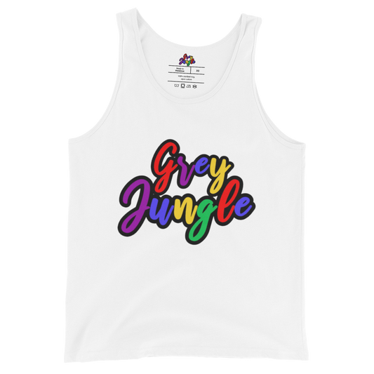 Tank | Word Logo | Red, Blue, White