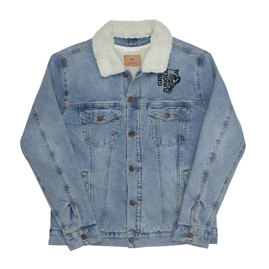 Light Blue Denim w/ Collar | Black Embroidery