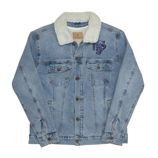 Light Blue Denim w/ Collar | Navy Embroidery